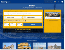 Tablet Screenshot of booking.costedelsud.it