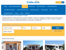 Tablet Screenshot of costedelsud.it